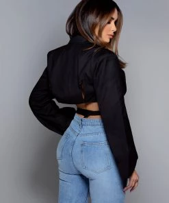 Love And Labels NEW ARRIVALS Tie Up Cropped Blazer