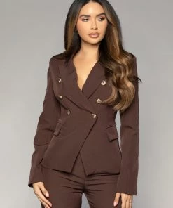 Love And Labels Gold Button Blazer Edition II