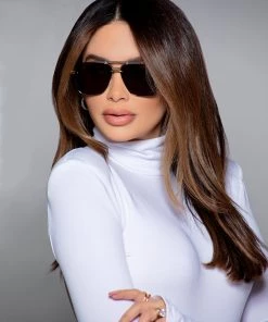 Love And Labels Navigator Sunglasses - Black ACCESSORIES