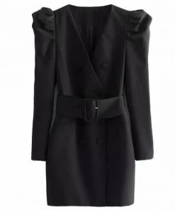 Love And Labels DRESSES Puff Sleeve Blazer Dress