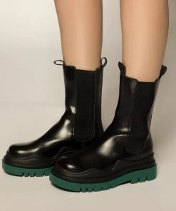 Love And Labels Green Sole Lug Boots