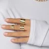 Love And Labels ACCESSORIES 3-Piece Cuff Ring Set