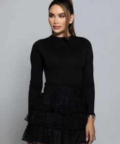 Love And Labels Polka Dot Ruffle Skirt BOTTOMS