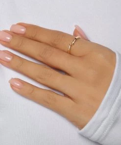 Love And Labels ACCESSORIES Dainty Open Cuff Ring