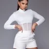Love And Labels Turtleneck Corset Bodysuit CLOTHING
