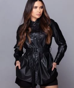 Love And Labels NEW ARRIVALS Belted Leather Shirt 9 Love And Labels NEW ARRIVALS Belted Leather Shirt