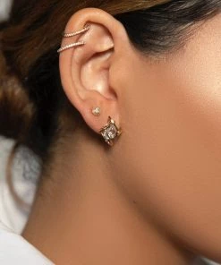 Love And Labels Geometric Stud Earrings ACCESSORIES