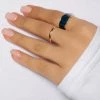 Love And Labels 2-Piece Navy Ring Set ACCESSORIES 1 Love And Labels 2-Piece Navy Ring Set ACCESSORIES