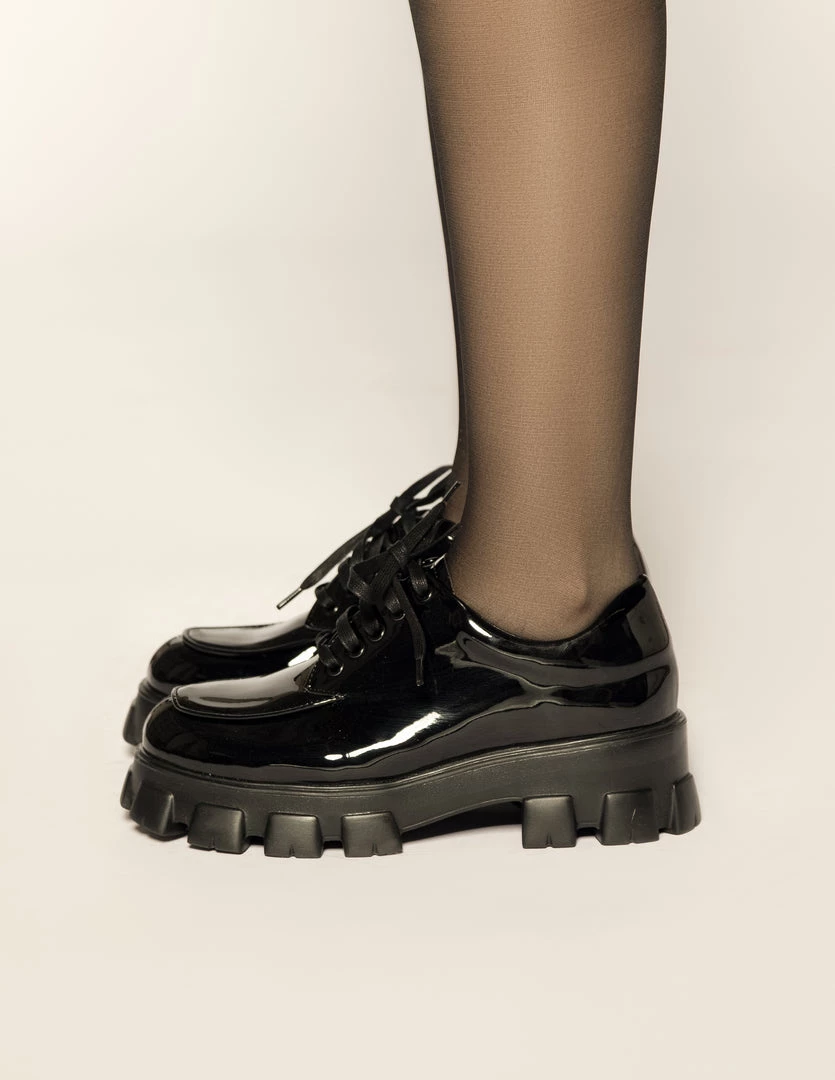 Love And Labels NEW ARRIVALS Patent Leather Lace-Up Shoes 5 Love And Labels NEW ARRIVALS Patent Leather Lace-Up Shoes