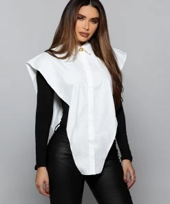 Love And Labels NEW ARRIVALS Button Down Cape