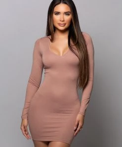 Love And Labels DRESSES V Neck Mini Dress