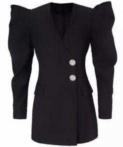 Love And Labels Rhinestone Button Dress