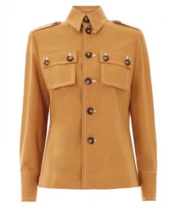 Love And Labels TOPS Camel Button Shirt