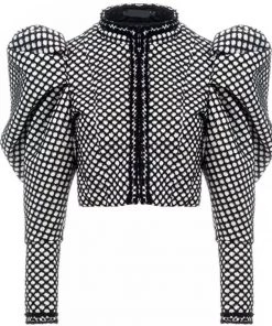 Love And Labels Puff Sleeve Cropped Jacket COATS