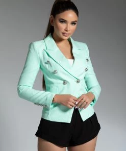 Love And Labels BLAZERS Silver Button Blazer