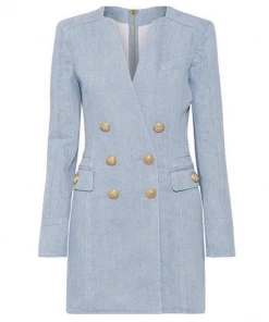 Love And Labels Denim Buttoned Dress DRESSES