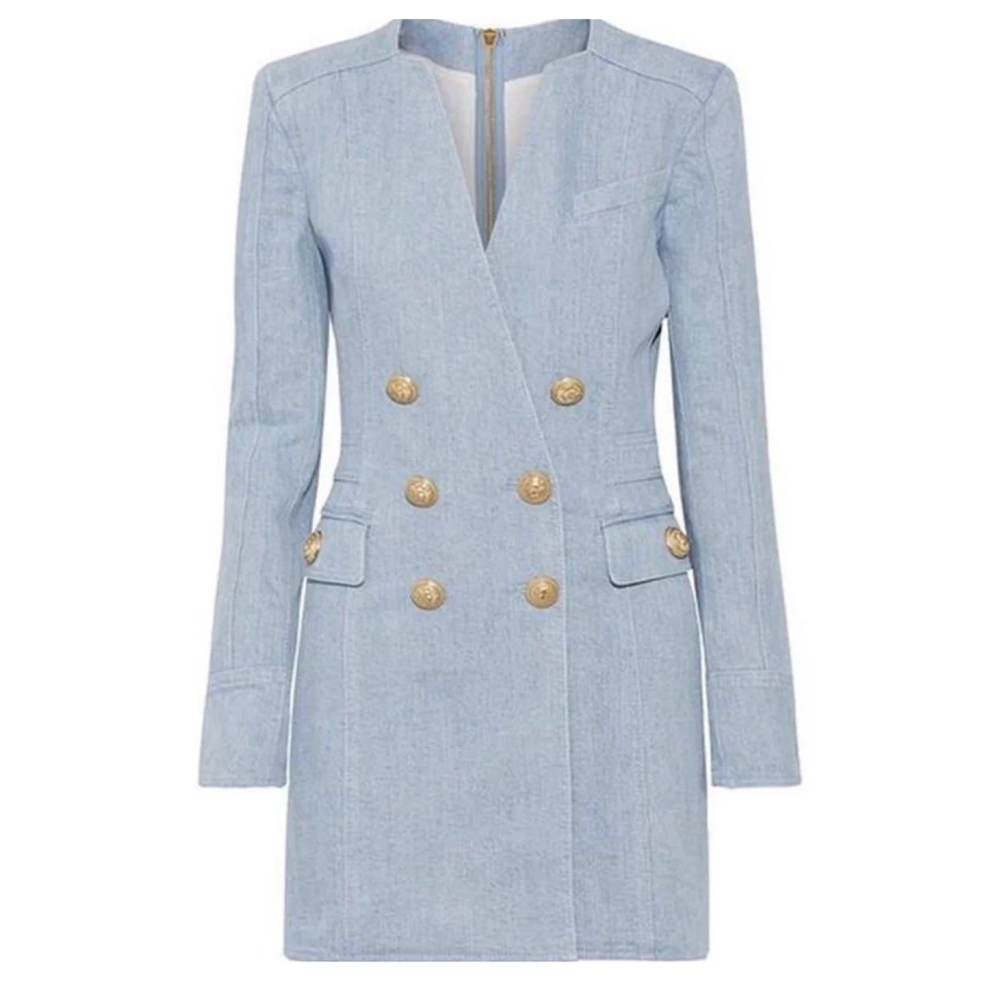 Love And Labels Denim Buttoned Dress DRESSES 3 Love And Labels Denim Buttoned Dress DRESSES