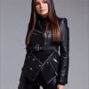Love And Labels Vegan Detachable Double Leather Jacket COATS