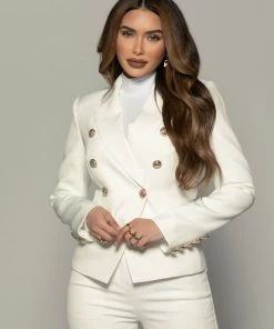 Love And Labels Gold Button Blazer Edition II