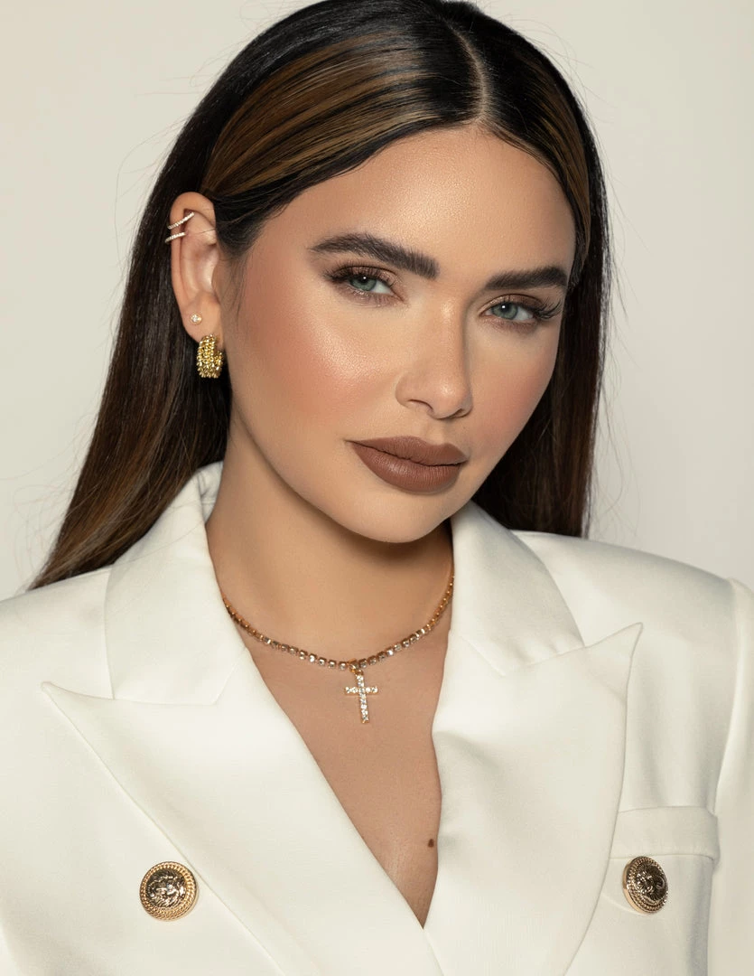 Love And Labels NEW ARRIVALS Crystal Cross Choker Necklace 3 Love And Labels NEW ARRIVALS Crystal Cross Choker Necklace