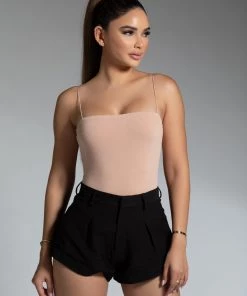 Love And Labels Black Tailored Flare Shorts