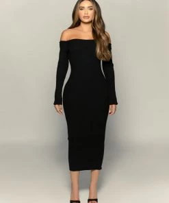 Love And Labels NEW ARRIVALS Off Shoulder Midi Dress