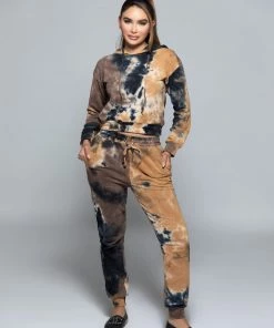 Love And Labels Tie Dye Jogger + Hoodie Set