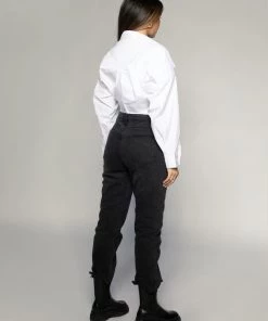 Love And Labels Crop Poplin Shirt Shrug