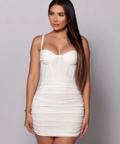 Love And Labels Ruched Corset Dress