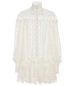 Love And Labels Ruffle Studded Mini Dress DRESSES