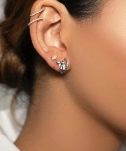 Love And Labels Geometric Stud Earrings ACCESSORIES