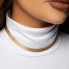 Love And Labels 18k Gold Plated Mesh Chain Necklace ACCESSORIES
