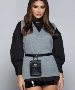 Love And Labels Crocodile Belt Bag ACCESSORIES