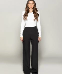 Love And Labels Shoulder Padded Long Sleeve Top 10 Love And Labels Shoulder Padded Long Sleeve Top