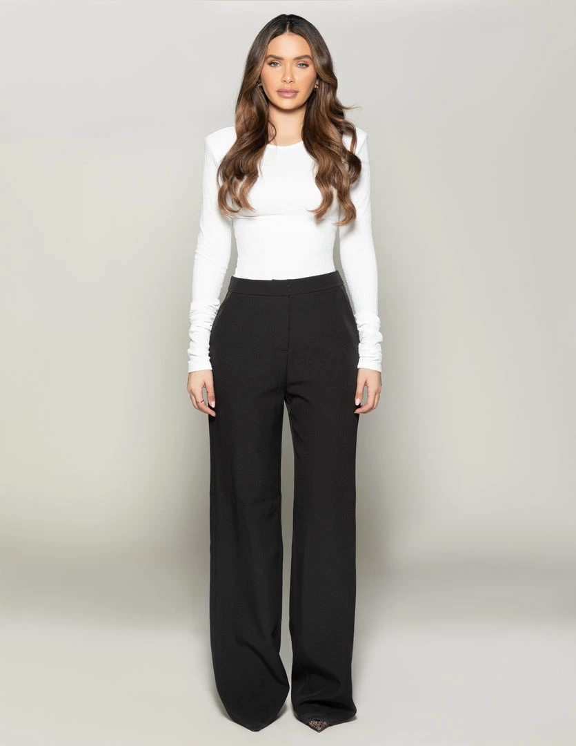 Love And Labels Shoulder Padded Long Sleeve Top 6 Love And Labels Shoulder Padded Long Sleeve Top