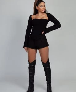 Love And Labels TOPS Ribbed Side Slit Sweater 11 Love And Labels TOPS Ribbed Side Slit Sweater