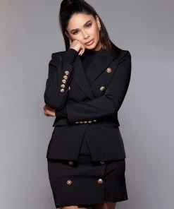 Love And Labels BACK IN STOCK Gold Button Blazer 27 Love And Labels BACK IN STOCK Gold Button Blazer