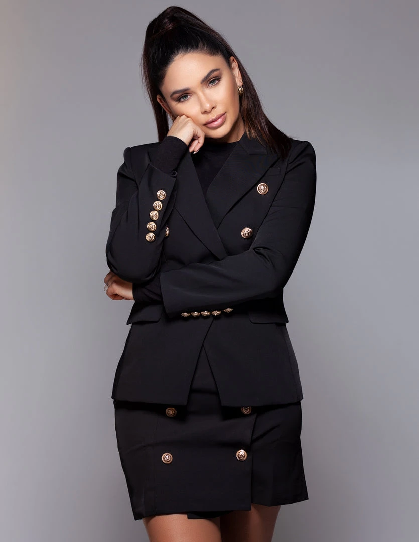 Love And Labels BACK IN STOCK Gold Button Blazer 8 Love And Labels BACK IN STOCK Gold Button Blazer