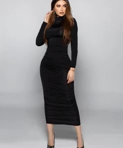 Love And Labels NEW ARRIVALS Ruched Maxi Dress