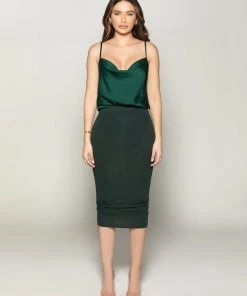 Love And Labels Knitted Fitted Pencil Skirt