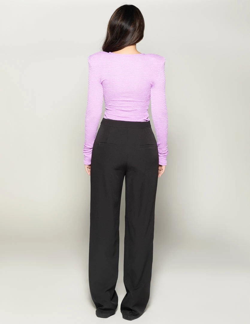 Love And Labels Shoulder Padded Long Sleeve Top 7 Love And Labels Shoulder Padded Long Sleeve Top