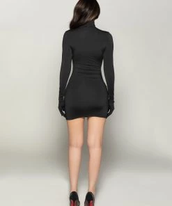 Love And Labels Turtleneck Mini Dress With Gloves NEW ARRIVALS