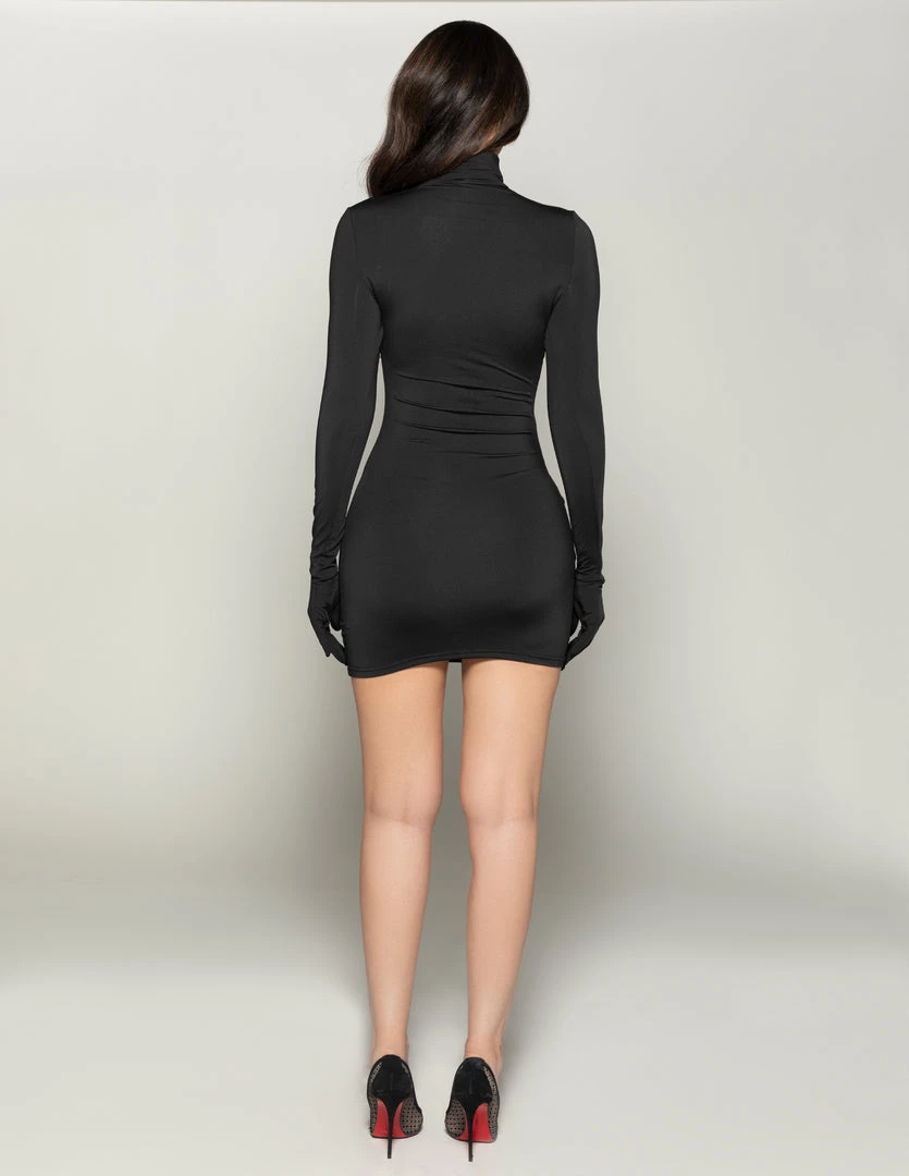 Love And Labels Turtleneck Mini Dress With Gloves NEW ARRIVALS 4 Love And Labels Turtleneck Mini Dress With Gloves NEW ARRIVALS