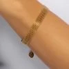 Love And Labels ACCESSORIES 18k Gold Plated Mesh Chain Bracelet 1 Love And Labels ACCESSORIES 18k Gold Plated Mesh Chain Bracelet