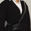 Love And Labels Black Wallet On Chain Bag - Silver NEW ARRIVALS 2 Love And Labels Black Wallet On Chain Bag - Silver NEW ARRIVALS
