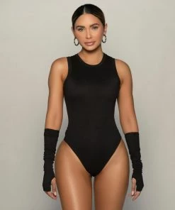 Love And Labels Ribbed Bodysuit With Removable Sleeves NEW ARRIVALS