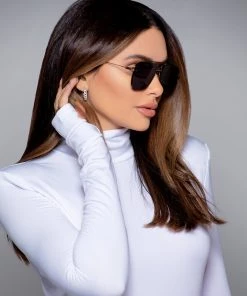 Love And Labels Navigator Sunglasses - Black ACCESSORIES