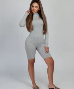 Love And Labels CLOTHING Long Sleeve Biker Jumpsuit