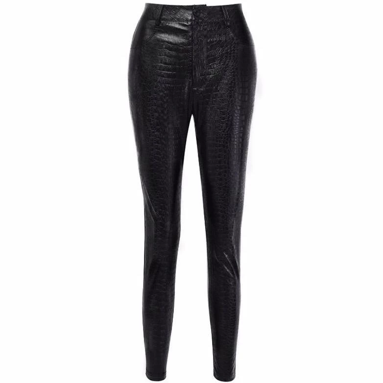 Love And Labels BOTTOMS Vegan Crocodile Pants 6 Love And Labels BOTTOMS Vegan Crocodile Pants