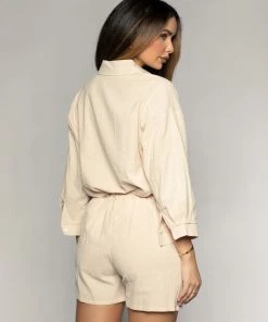 Love And Labels NEW ARRIVALS Boxer Linen Shorts Set